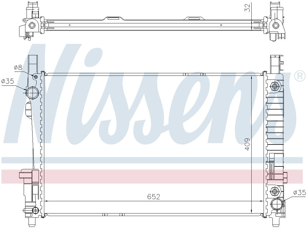 Nissens Radiator 62799A image 3