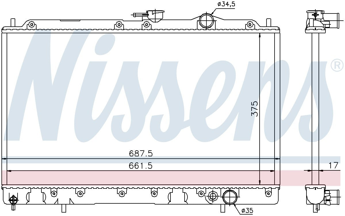 Nissens Radiator 62830