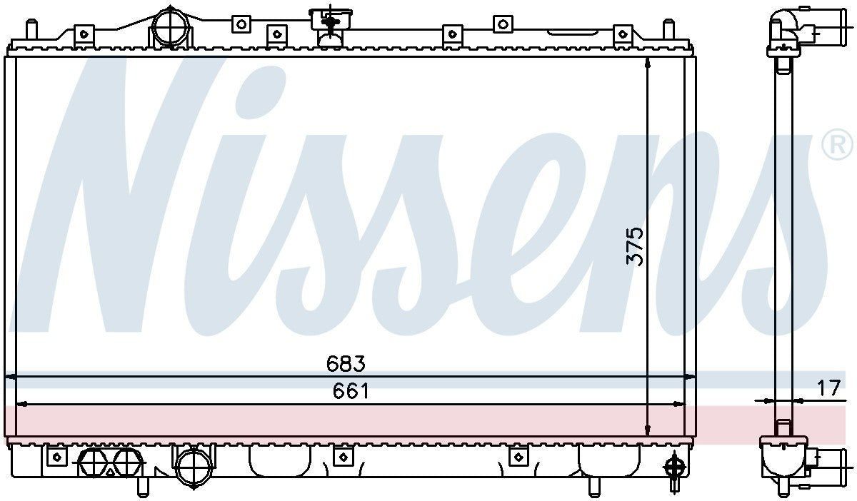 Nissens Radiator 628591