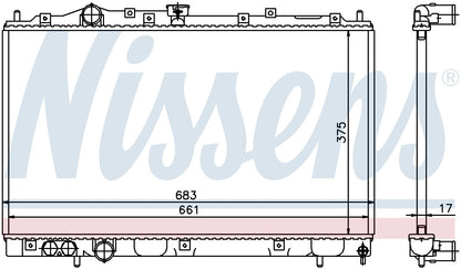 Nissens Radiator 628591