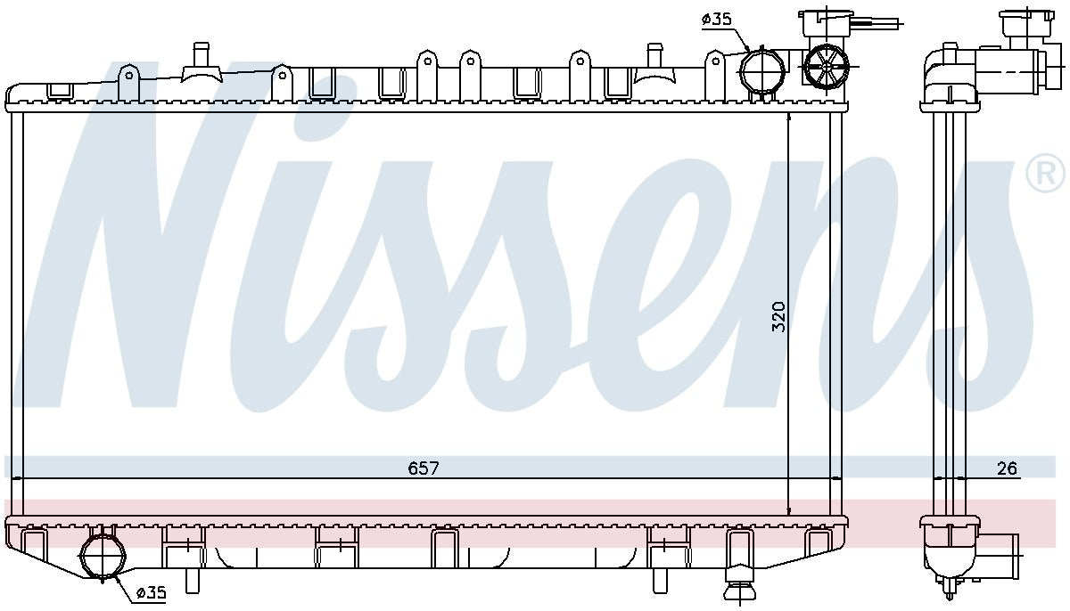 Nissens Radiator 62963