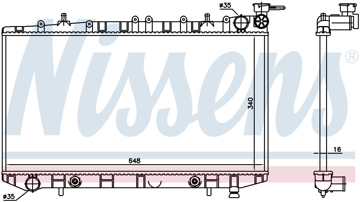 Nissens Radiator 629731