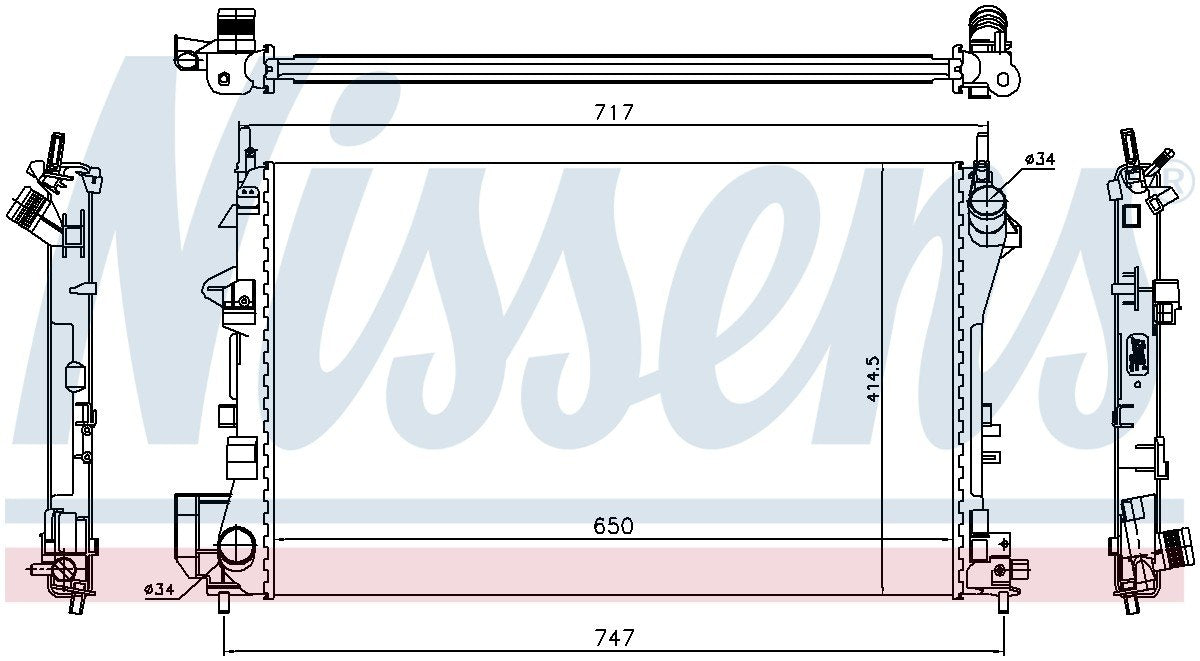 Nissens Radiator 63024A