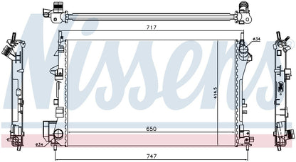 Nissens Radiator 63024A