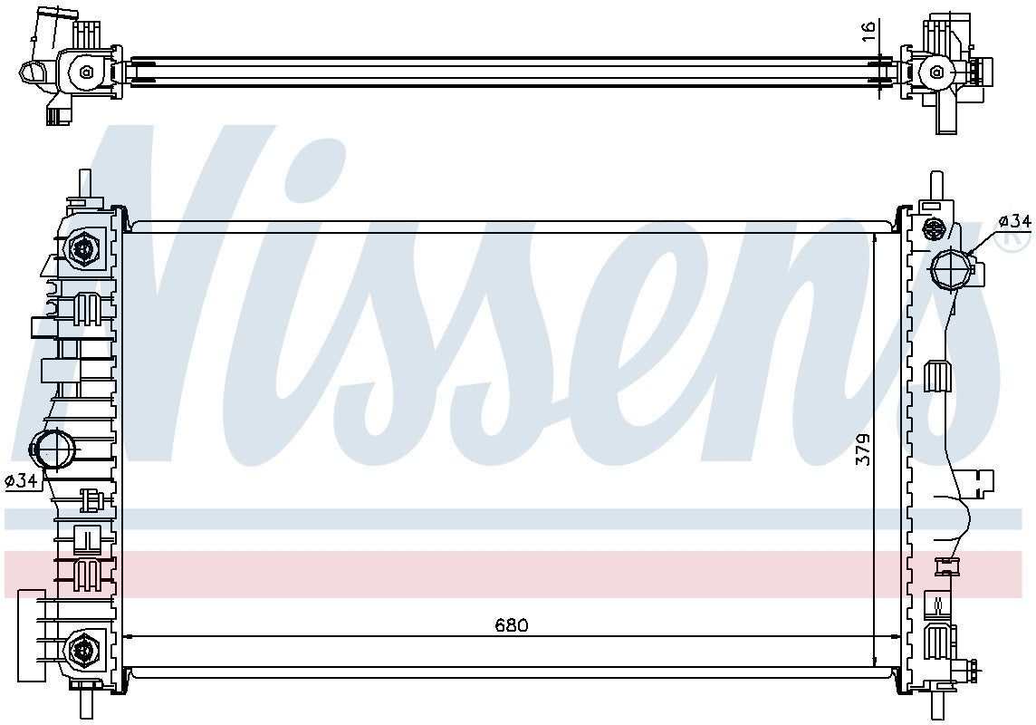 Nissens Radiator 630713