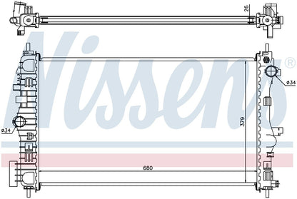 Nissens Radiator 630714