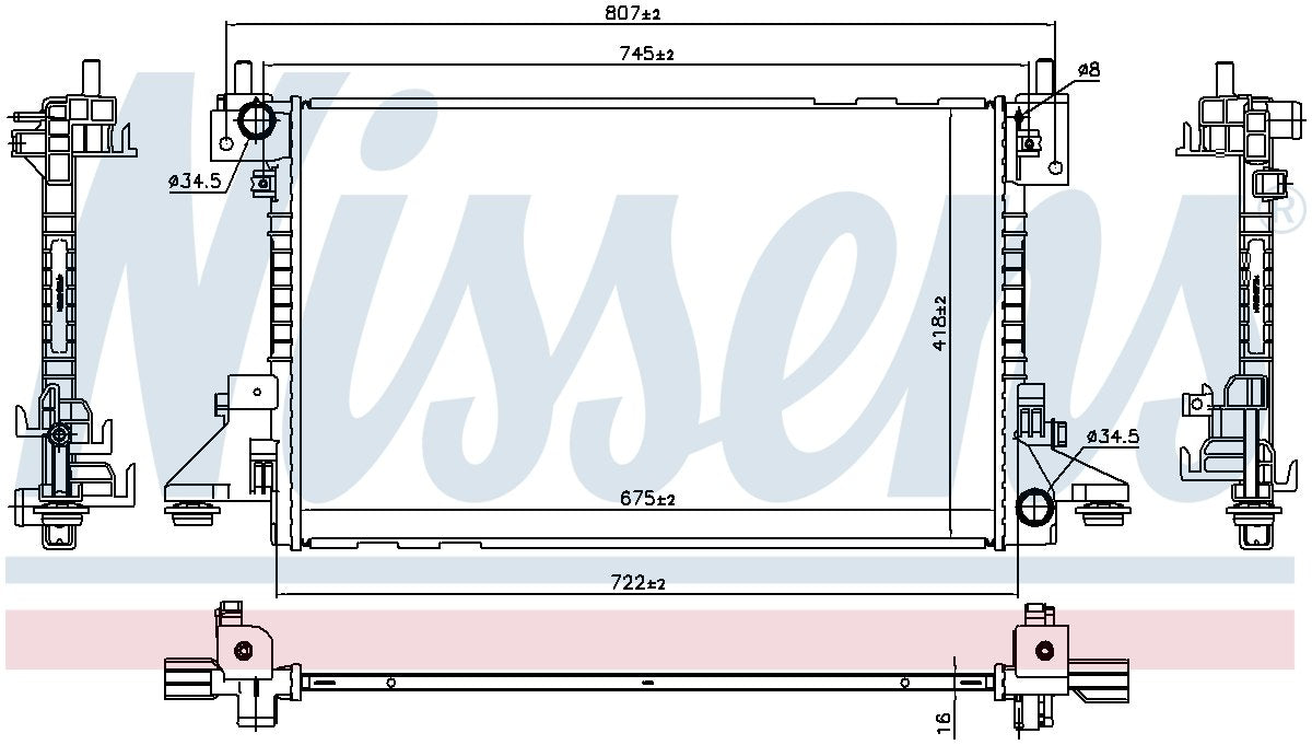 Nissens Radiator 630766