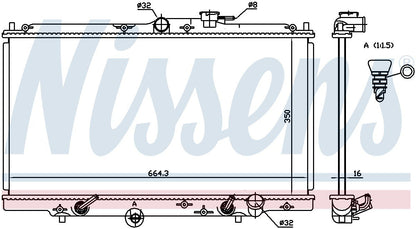 Nissens Radiator 633141