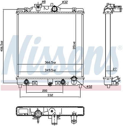 Nissens Radiator 63340