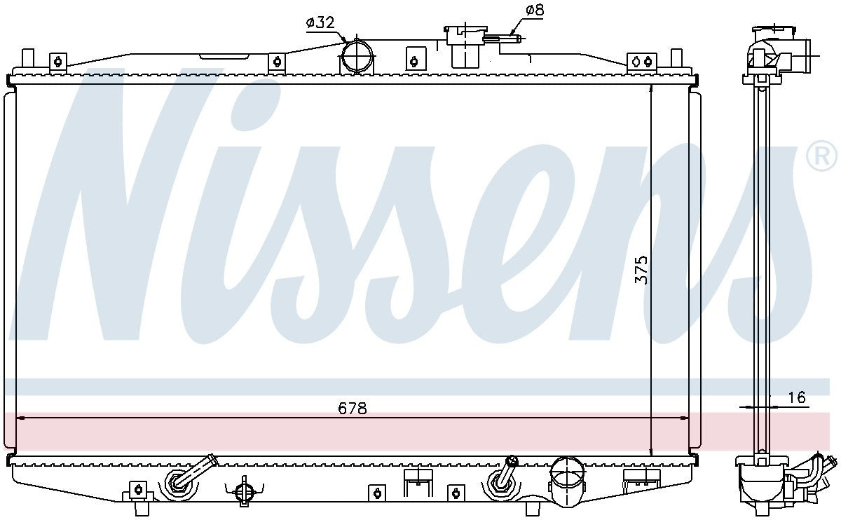 Nissens Radiator 63345