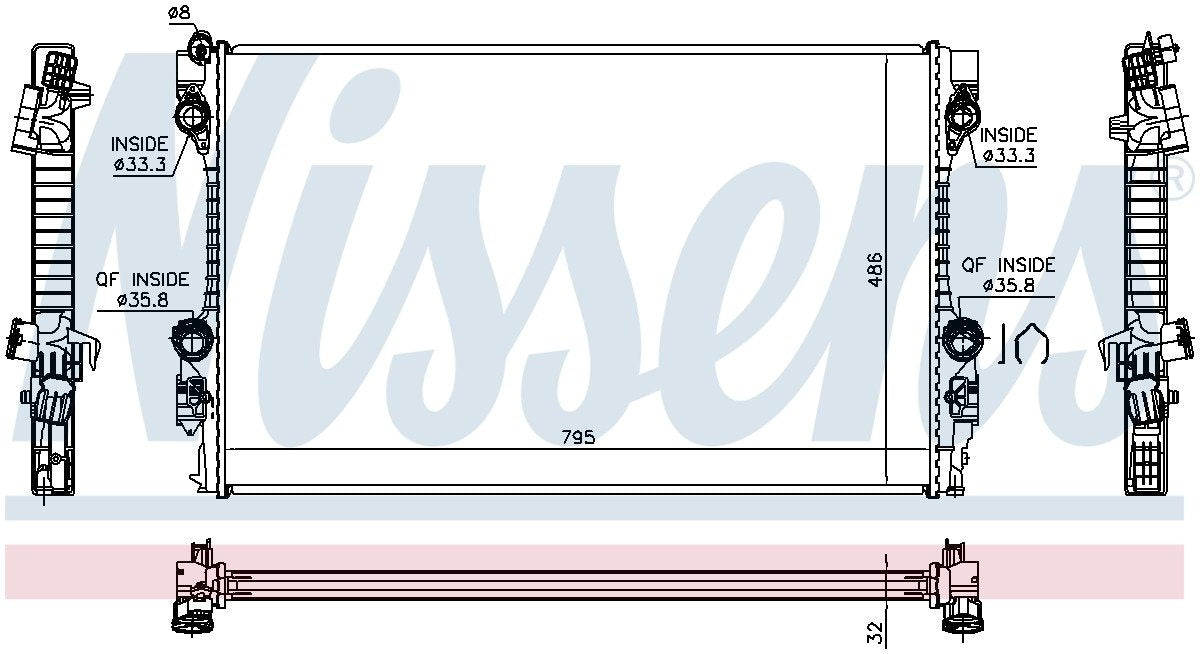 Nissens Radiator 63779