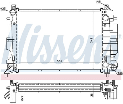 Nissens Radiator 64037A image 3