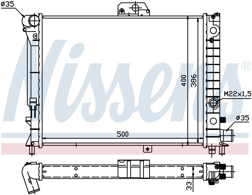 Nissens Radiator 64049