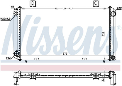 Nissens Radiator 64057A