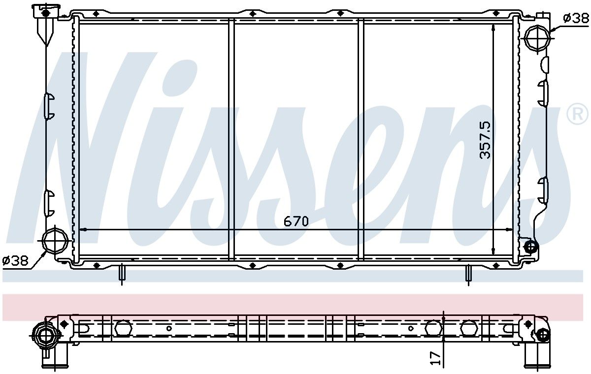 Nissens Radiator 64087