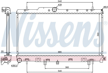 Nissens Radiator 64116