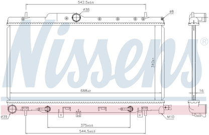 Nissens Radiator 64123