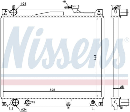 Nissens Radiator 64159