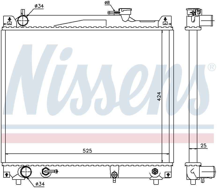 Nissens Radiator 64159