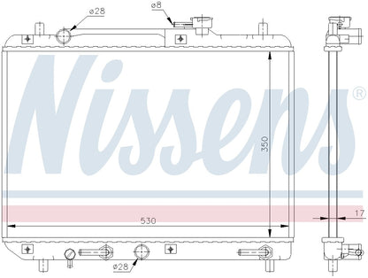 Nissens Radiator 64176