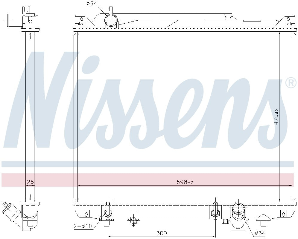 Nissens Radiator 641776