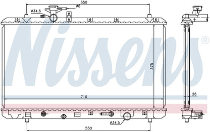 Nissens Radiator 64205