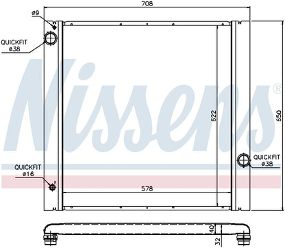 Nissens Radiator 64314