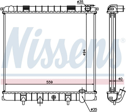 Nissens Radiator 64319A