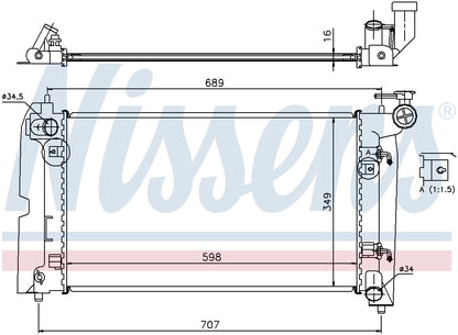 Nissens Radiator 646321