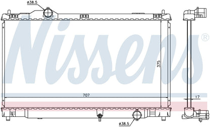 Nissens Radiator 64672