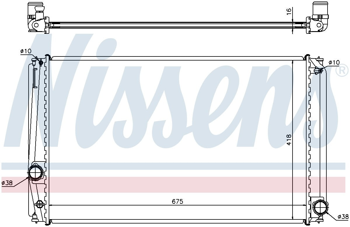 Nissens Radiator 64678A