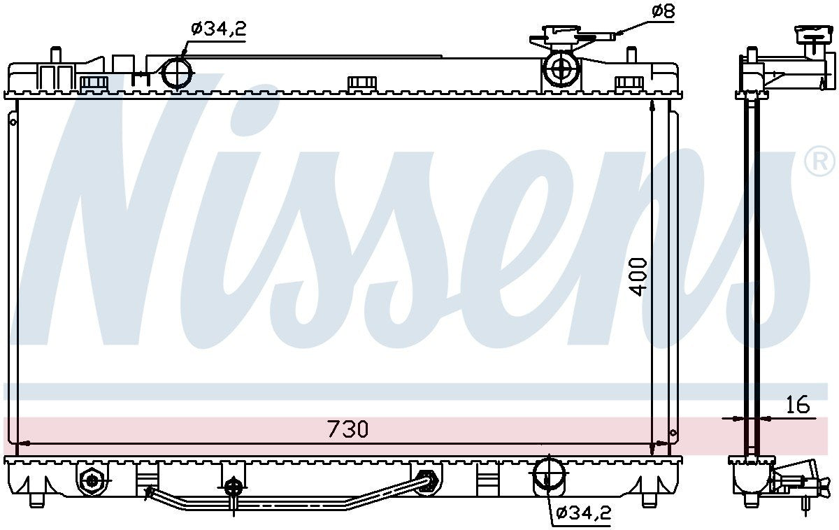 Nissens Radiator 646808