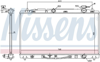 Nissens Radiator 646812