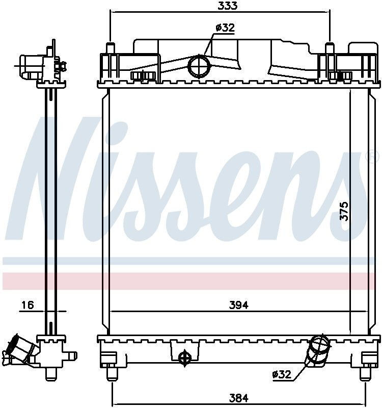 Nissens Radiator 646816