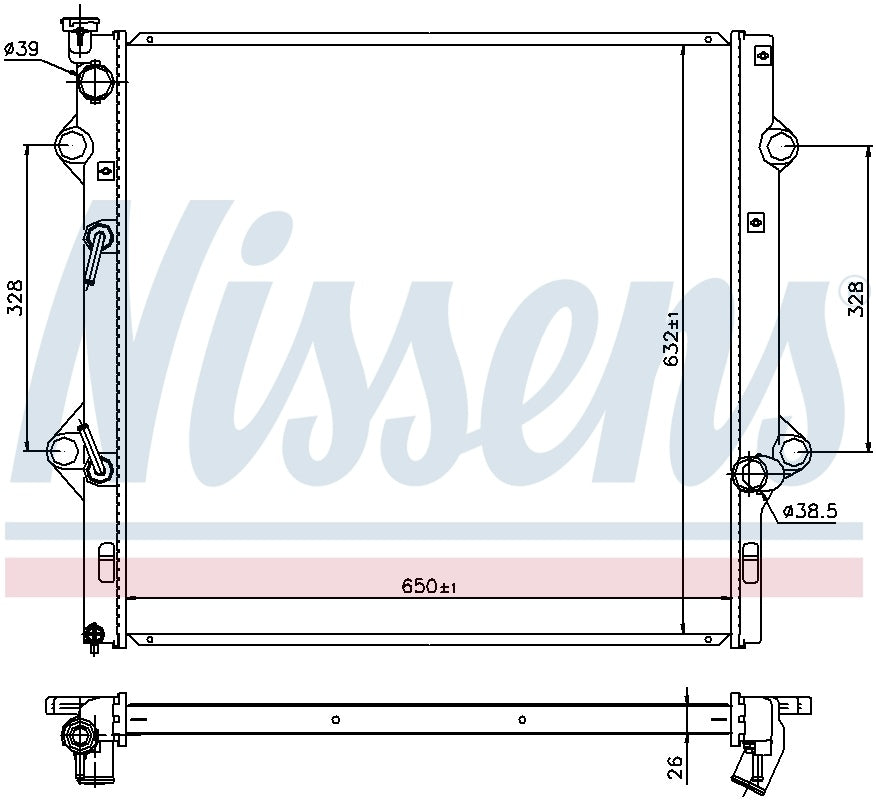 Nissens Radiator 646818