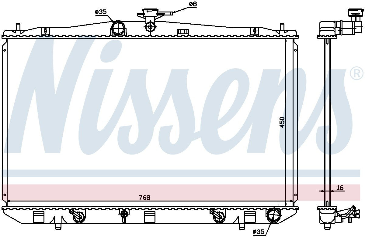 Nissens Radiator 646836