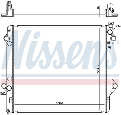 Nissens Radiator 646863