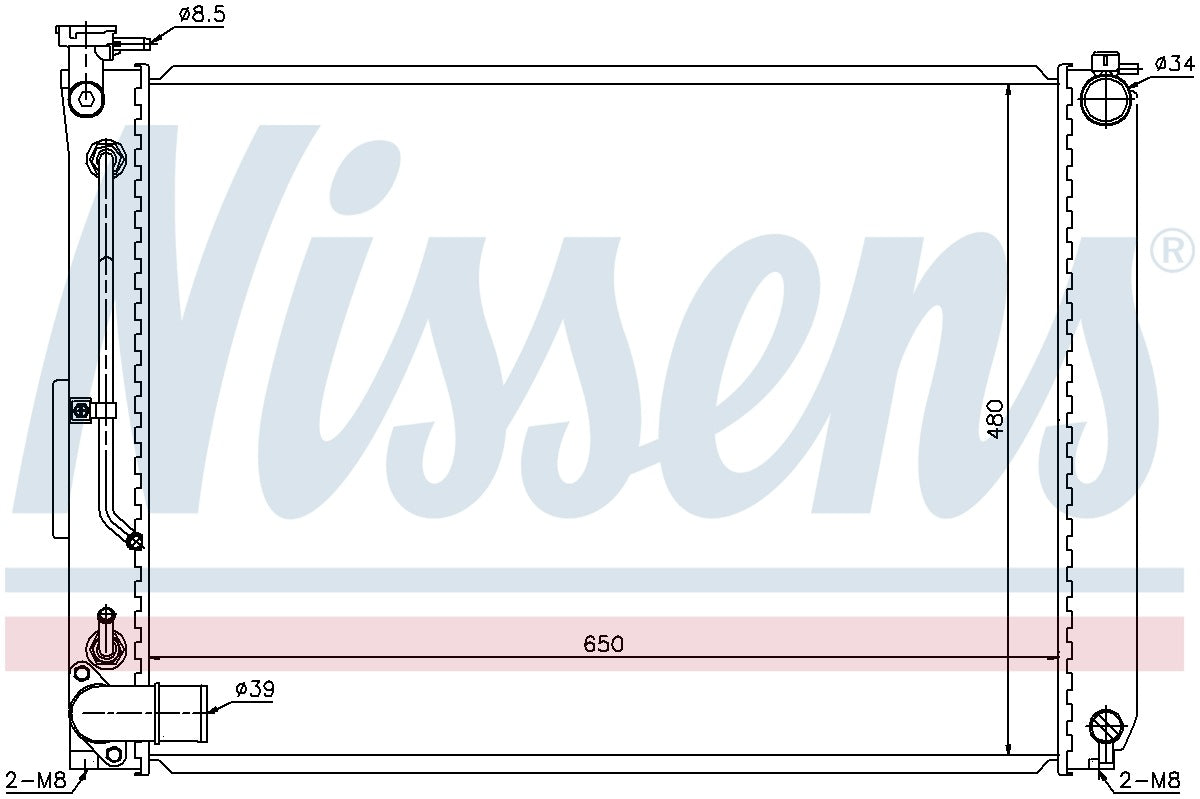 Nissens Radiator 646866