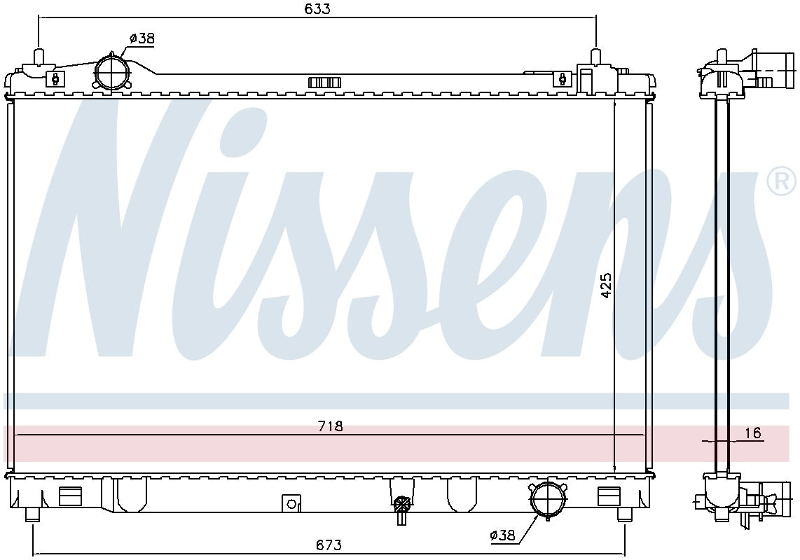 Nissens Radiator 646874