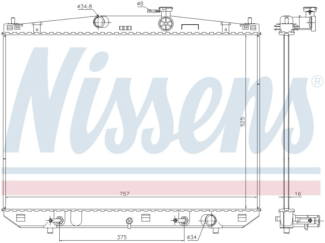 Nissens Radiator 646923