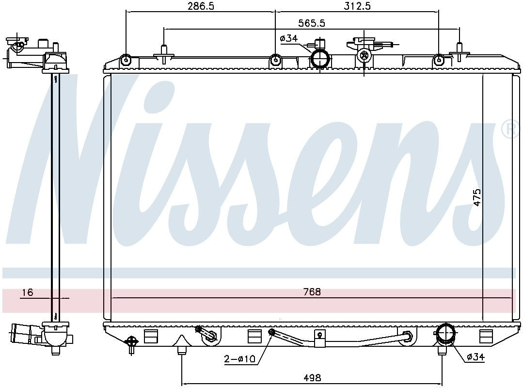 Nissens Radiator 646927