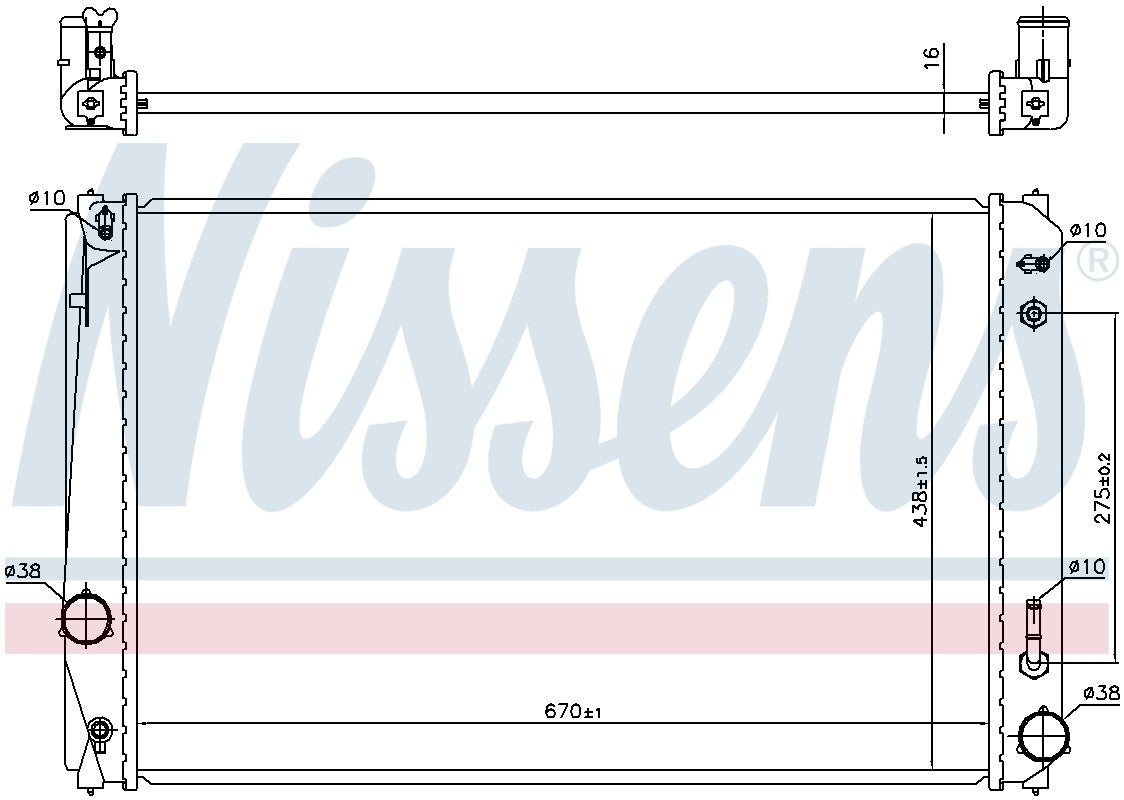 Nissens Radiator 646928