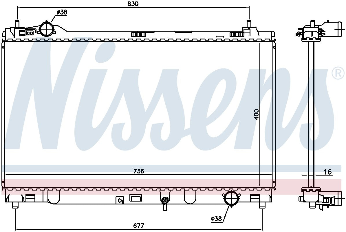 Nissens Radiator 646948