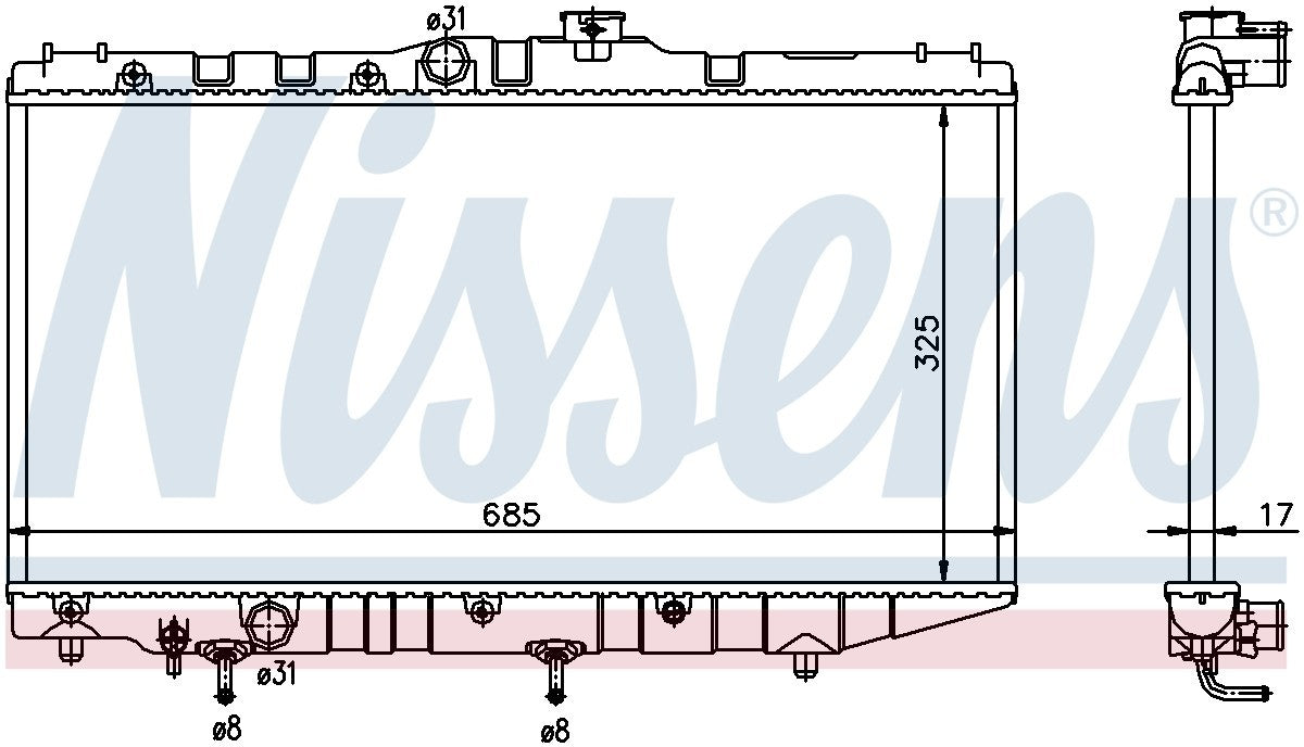 Nissens Radiator 647191