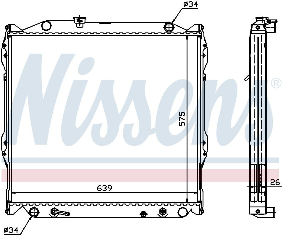 Nissens Radiator 647551