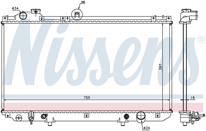 Nissens Radiator 64762