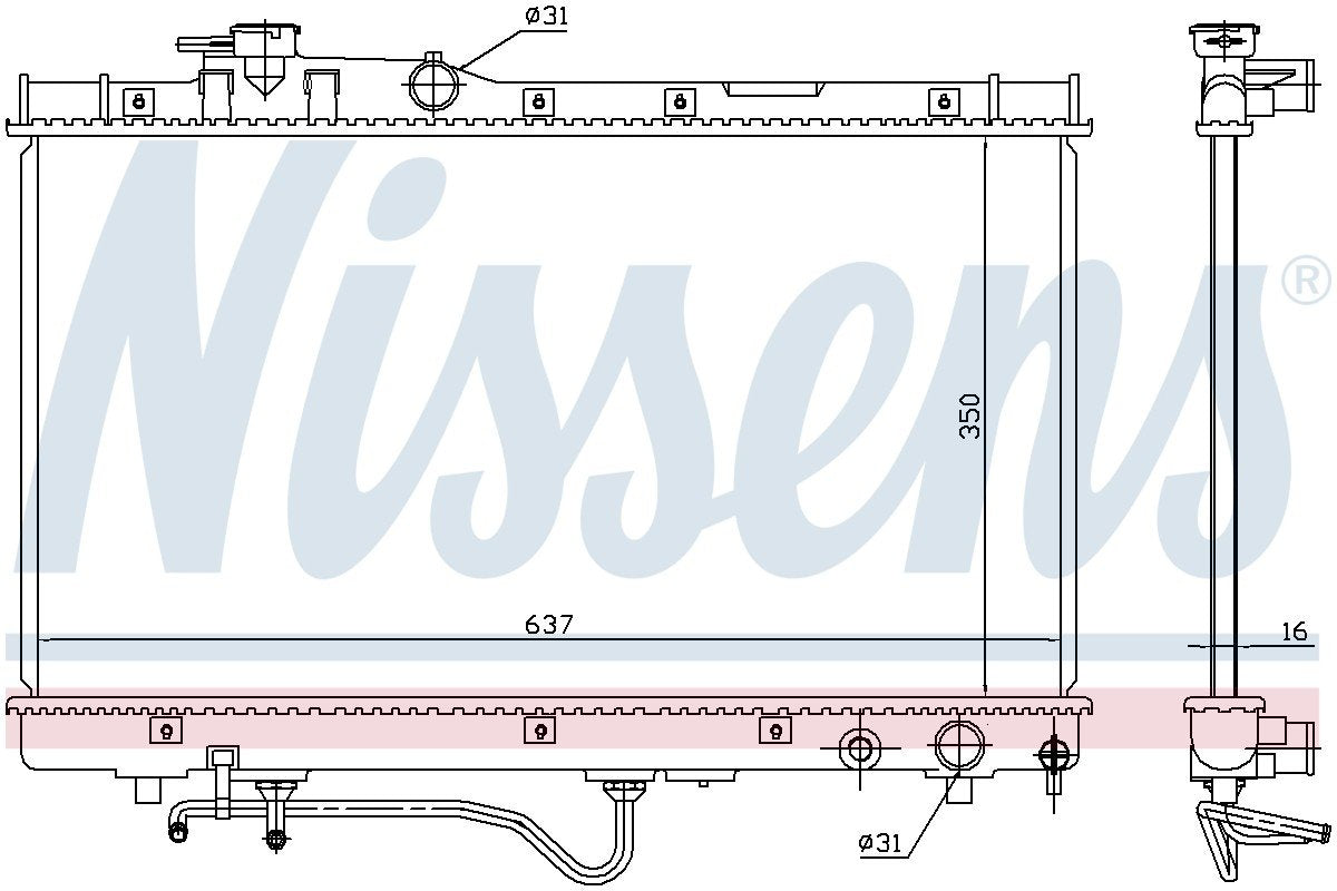 Nissens Radiator 647771