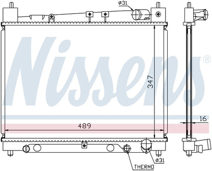 Nissens Radiator 64798