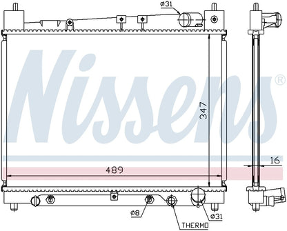 Nissens Radiator 64799