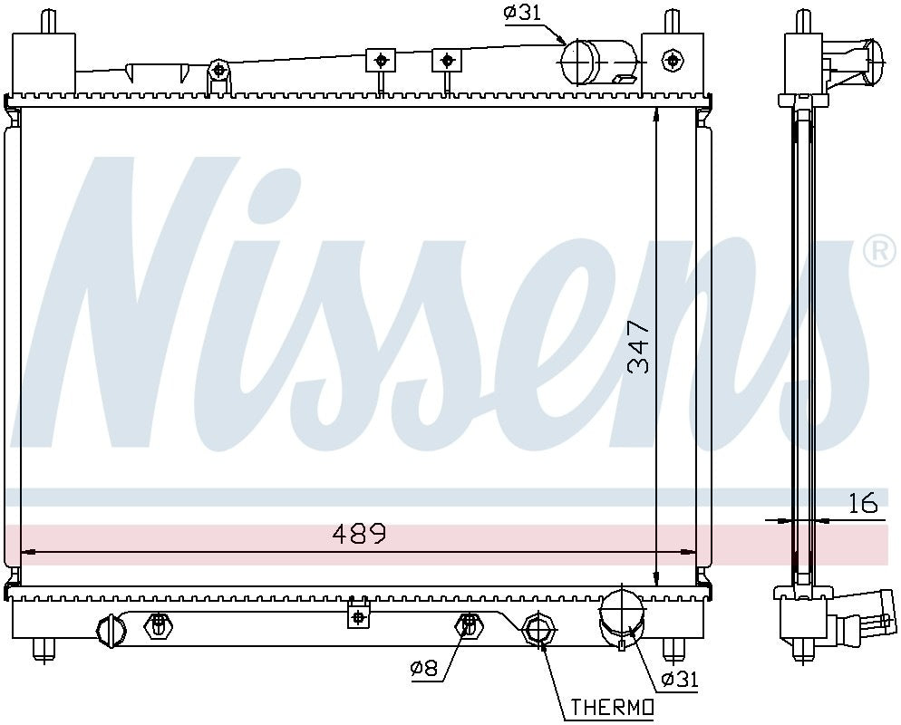 Nissens Radiator 64799